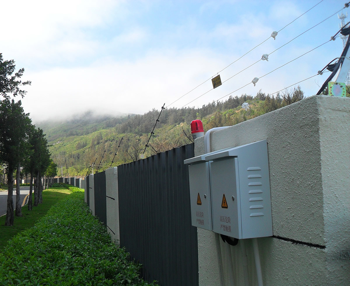 脉冲电子围栏安装示意图